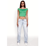 Solid Ruched Off Shoulder Crop Top : RainbowShops