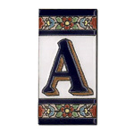 Spanish Ceramic Tiles Letter A | Schildershop24
