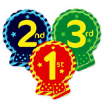 Sports Rosette Stickers | Stamps4u