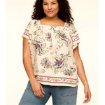 Square-Neck Blouse - Lane Bryant