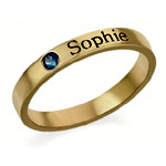 Stack Of Rings, Name Ring | Myka.com