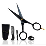 Steel Beard & Mustache Scissors : Ontaki