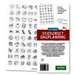 Sticker Set Daily Planning : Gezinnig