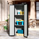 Storage Cabinet Metal Garden Shed : GardenSanctuary