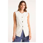 Stripe Lined Waistcoat - Bonmarche