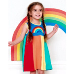 Stripe Pinafore Dress - Toby Tiger