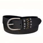 Studded Women's Belt - Silver Jeans