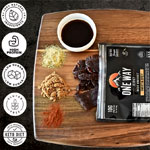 Sweet & Spicy Brisket Jerky | Onewayjerky.com