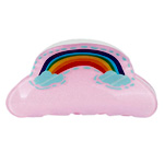 Synthetic Rainbow Design Hair Clip - Miniso