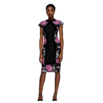 Tadashi Shoji Floral Trim Dress : District 5 Boutique