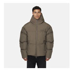Taupe Puffer Jacket - Gfnclothing.com