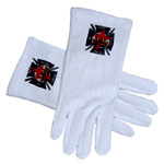Templar Cotton Gloves | Masonzone.com