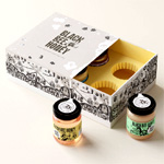 The 4 Seasons Mini Honey Jar Gift Box : Black Bee Honey