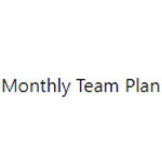 Monthly Team Plan