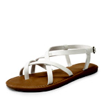 Strappy Thong Flat Sandals : DreamPairs