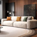 Three Seater Sofa - Homzmart