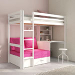Thuka Highbed With Futon - Bedz4kids