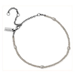 Tide Anklet Pearl Sterling Silver | Firstclasswatches.co.uk