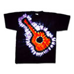 Tie Dye T-shirt Guitar - Buy Cool Shirts
