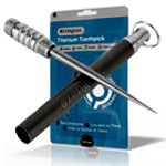 Titanium Toothpick EDC Keyring - aZengear