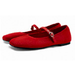 Toe Mary Jane Flats - Fitory.com