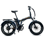 Toledo Blue Folding Fat Tyre | PedalGo