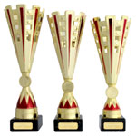 Tophy Gold And Red With Engraving 3 , Pokalspezialist