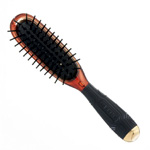 Tortoiseshell Effect MiniHog Hairbrush - KentBrushes