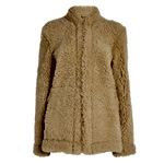 Toteme Cinched Shearling Jacket Butter : MinoxBoutique