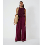Towelling Wide Leg Joggers - Hush