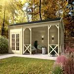 Tuindeco Kukka Log Cabin : VanKootenTuinEnBuitenLeven