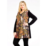 Tunic Wide Bottom Leaves - Yoek