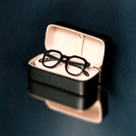 Two Pair Square Zip Travel Case : LindaFarrow