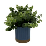 Two-Tone Ribbed Ceramic Pot | Prices.com