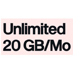 Unlimited 20GB Data Plan | Infimobile.com