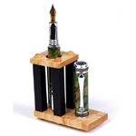 Maple & Ebony Upright Pen Stand : LanierPens