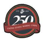 USMC 250th Anniversary Logo Decal | Militarygraphics.com