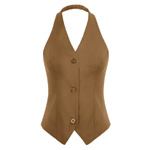 V-Neck Single Breasted Handkerchief Vest | Bellepoque