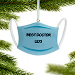 Vaccine Pandemic Mask Christmas : Ornament Shop