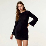 Vanilla Glitter Mini Dress | Rackhams.com