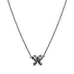 Victoria Bow Silver Necklace - Anniehaakdesigns.co.uk