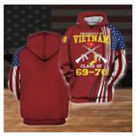 Vietnam Veteran Custom All Over Printed Shirt , Personal84.com