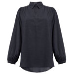 Wade Henley Shirt Black : Poplook