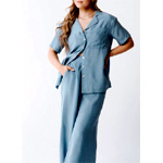 Washable Silk Wide-Leg Pants : Margopaige