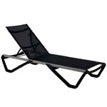 Wave Sun Lounger Anthracite Grey : Papatya DE