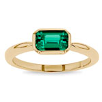 West Bezel Pinky Ring | MiaDonna