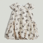 White Butterfly Crinkle Dress - Mothercare