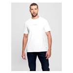 White Painted Logo T Shirt : Guess.com.au