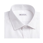 White Poplin Shirt : Bivolino