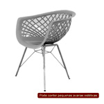 White Web Steel Chair | MoblyBR
